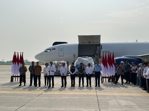 Jokowi Pimpin Pelepasan 21 Ton Bantuan Tahap 2 untuk Palestina