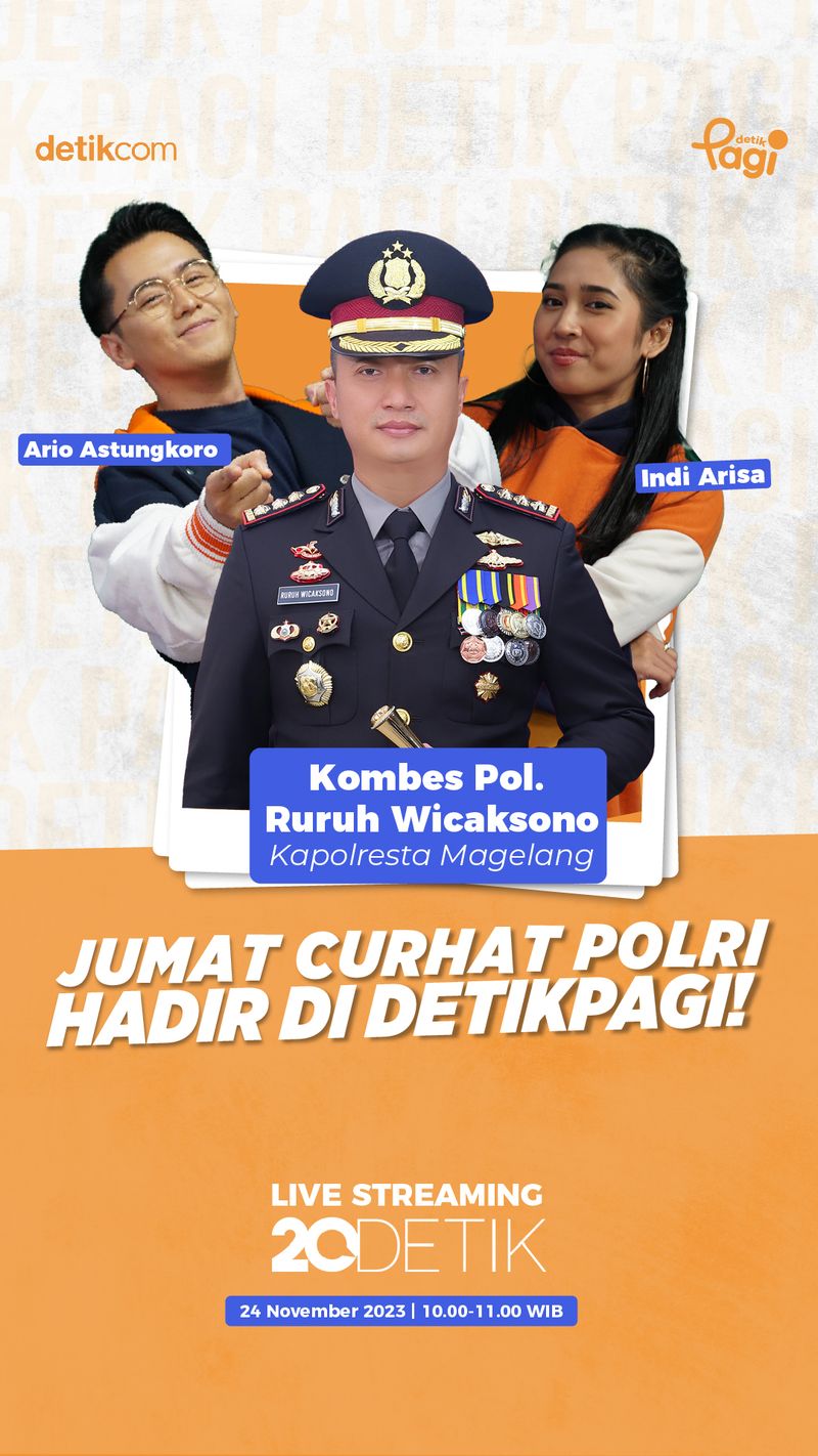 Jumat Curhat detikPagi Kapolresta Magelang Kombes Ruruh Wicaksono