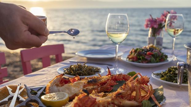 Kuliner seafood di Izmir