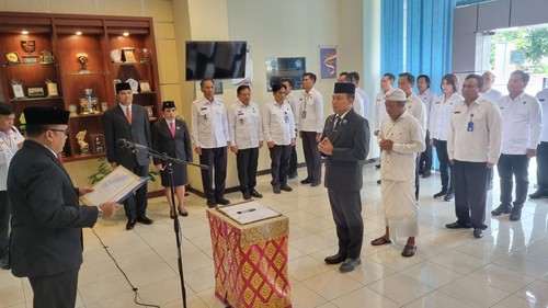 Kombes I Made Sinar Subawa dilantik sebagai Kabid Pemberantasan BNNP Bali. (Dok. BNNP Bali)