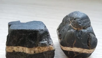 Ditemukan batu kiri beberapa tahun yang lalu di sebuah pantai dan batu kanan hari ini di sebuah hutan Foto: Brightside