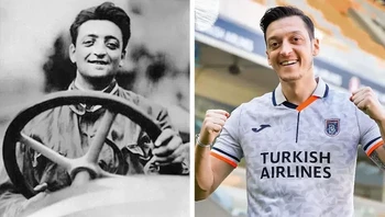 Apakah ini reinkarnasi antara Mesut Ozil dan Enzo Ferrari? Foto: Brightside