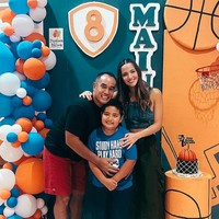 Mainaka Zanatti Bakrie, anak kedua Nia Ramadhani dan Ardi Bakrie baru saja berulang tahun yang ke-8. Kali ini Ardi dan Nia memilih tema bola basket untuk sang anak. Foto: Instagram/@ramadhaniabakrie