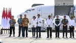 Momen Jokowi Lepas Bantuan Kemanusiaan Tahap Dua ke Palestina