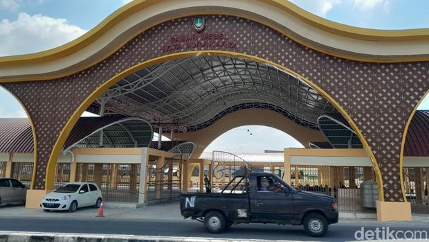 Pasar Mebel baru di Jalan Mojo, Jebres, Kota Solo, sudah siap 98 persen, Senin (20/11/2023).