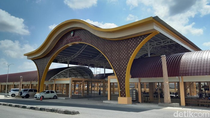 Pasar Mebel baru di Jalan Mojo, Jebres, Kota Solo, sudah siap 98 persen, Senin (20/11/2023).