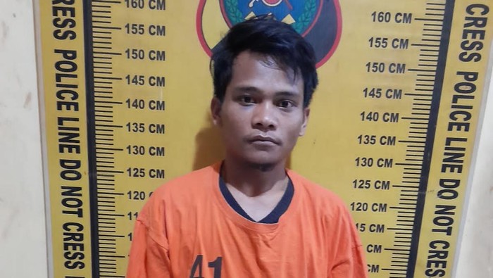 Pelaku pencurian sepeda motor remaja di Simalungun. (Foto: dok. Polres Simalungun).