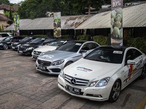 Potret Keseruan Saat Komunitas Mercedes Benz Berkumpul