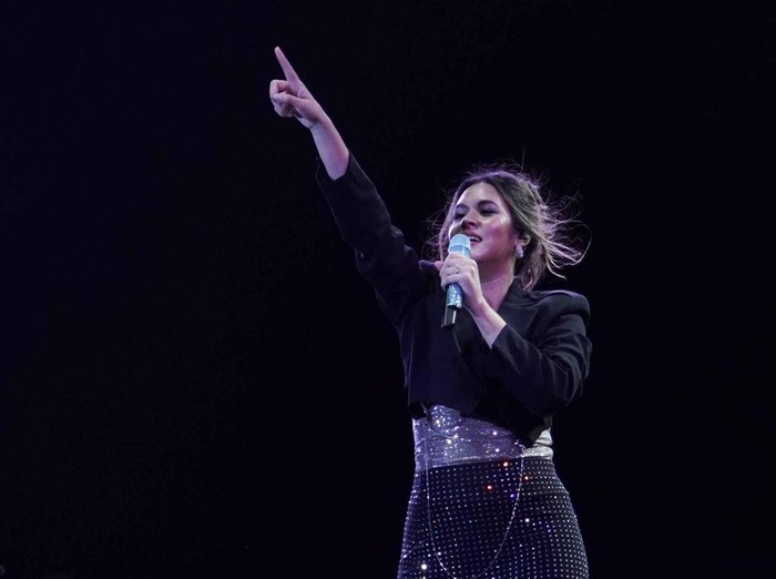 Raisa usai mengisi acara Sound of Unity.