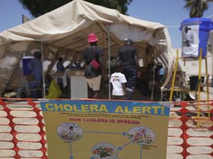 Potret Warga Zimbabwe yang Dihantui Wabah Kolera, Picu Ratusan Orang Tewas