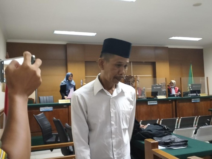 Sidang Aklani terdakwa kasus korupsi dana desa (Bahtiar/detikcom)