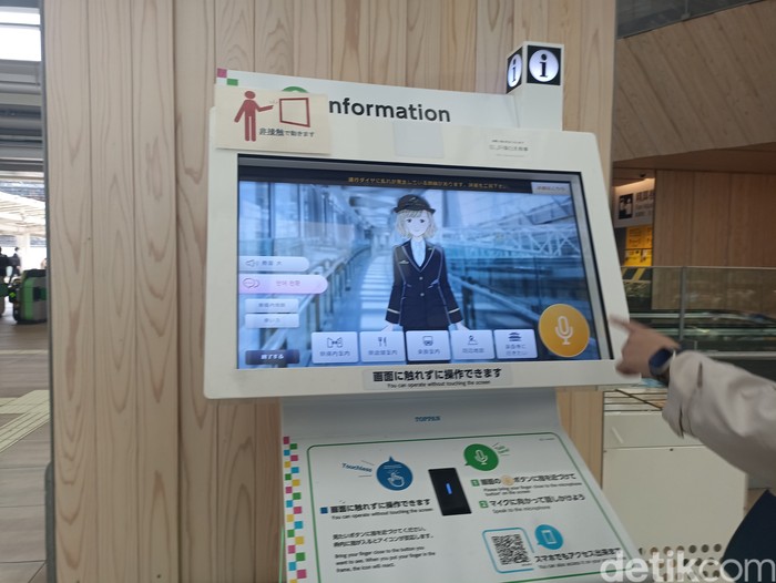 Stasiun Takanagawa Gateway di Jepang. (Tiara Aliya A/detikcom)