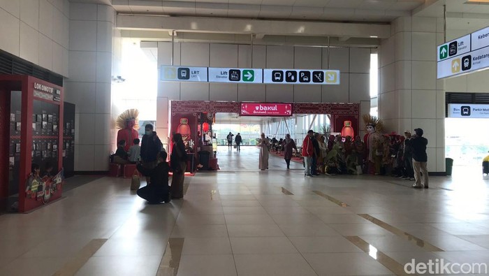 Suasana Stasiun Kereta Cepat Halim. (Fitrya Anugrah Kusumah/detikcom)