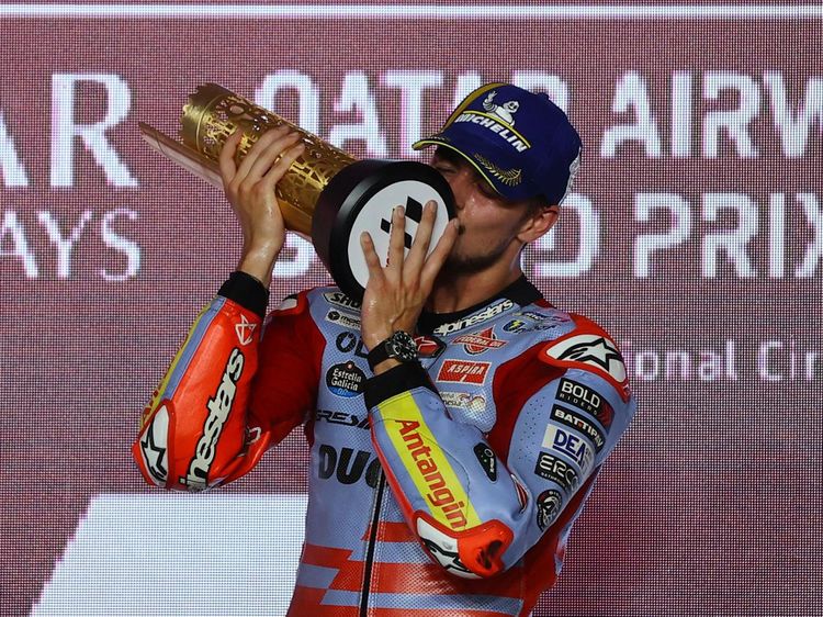 Sukacita Giannantonio Sabet Kemenangan Perdana di MotoGP Qatar
