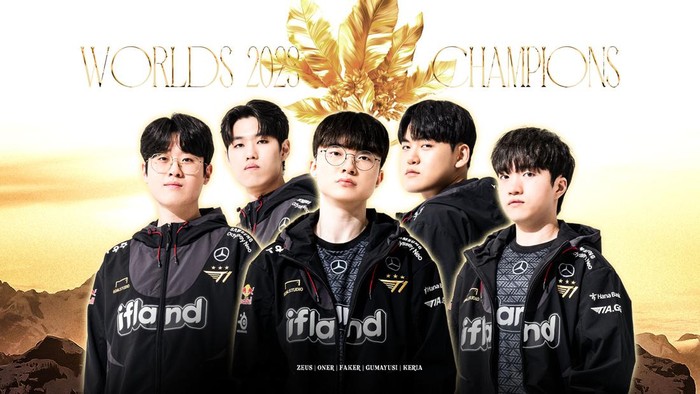Tim esports asal Korea Selatan, T1, keluar sebagai juara League of Legends World Championship 2023. Gelar tersebut mereka dapatkan, setelah mengalahkan Weibo Gaming di babak grand final dengan skor akhir 3-0.