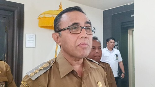 Wali Kota Denpasar I Gusti Ngurah Jaya Negara di Denpasar, Senin (20/11/2023).