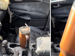 Wanita Ini Dapat Mobil Baru Gegara Perlihatkan Botol Minum Utuh dari Kebakaran