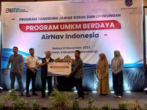 AirNav Indonesia Beri Bantuan dan Pelatihan 13 UMKM di Banyuwangi