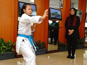 Bangga! Siswi Banyuwangi Wakili Indonesia pada Kejuaraan Karate di Portugal