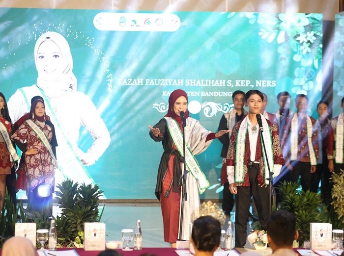 Alumni Emeron Hijab Hunt 2023, Fazah F Shalihah kini semakin berprestasi dan dinobatkan menjadi Duta Kesehatan Persahabatan Puteri Bandung 2023