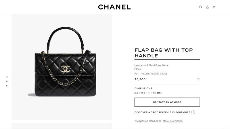 Chanel Quilted Small Flap Chain Top Handle Black Chanel Quilted Small Flap Chain Top Handle Black