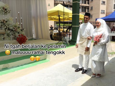 Foto pasangan Anis dan Amie, viral di media sosial