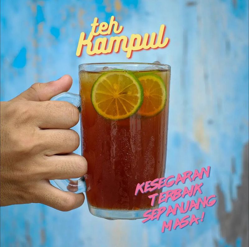 Kedai es teh jadul jadi tren minuman