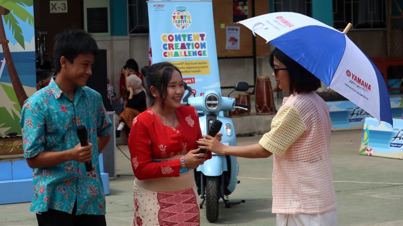 Keseruan Calassy Yamaha Youth Festival di SMAN 21 Bandung