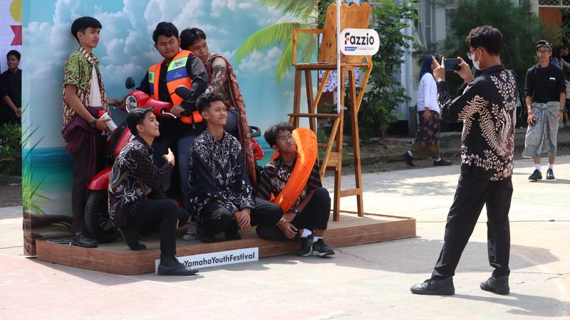 Keseruan Calassy Yamaha Youth Festival di SMAN 21 Bandung