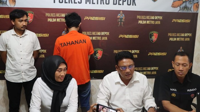 Konferensi pers di Polres Metro Depok (dok. Istimewa)
