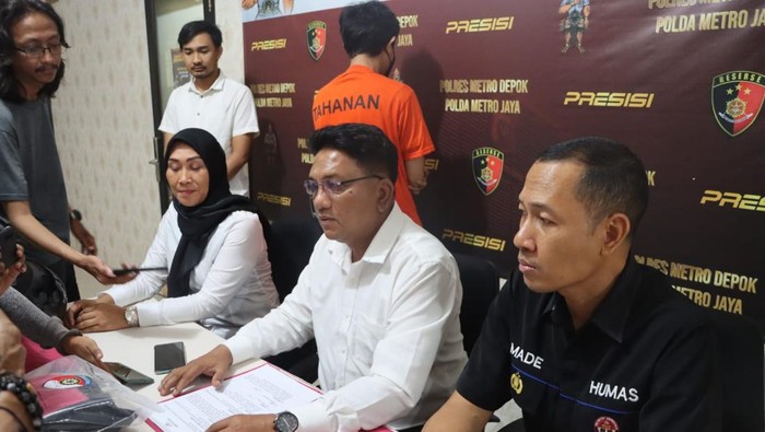Konferensi pers di Polres Metro Depok (dok. Istimewa)