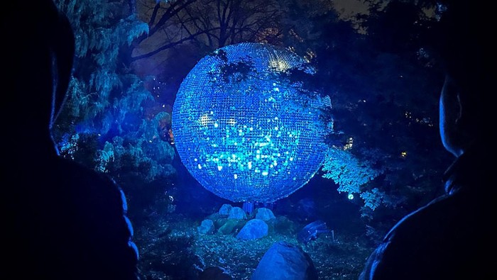 Menjelajahi Taman Raya di New York Bertabur Cahaya 'Astra Lumina' is an immersive experience at the Queens Botanical Garden in the neighborhood of the Queens borough of New York City, New York, U.S., November 20, 2023. REUTERS/Roselle Chen