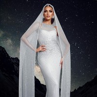 Erica Robin menempati posisi 20 besar kontes Miss Universe 2023. Dia mencetak sejarah sebagai wanita pertama yang mewakili Pakistan dalam kontes kecantikan tersebut.  Foto: Dok. Instagram @ericarobin_official.
