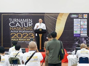 Turnamen Catur Piala Ketua MPR Antar Wartawan Diikuti 102 Peserta
