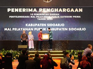 Pemkab Sidoarjo Raih Penghargaan MPP Kategori Prima dari KemenPAN-RB