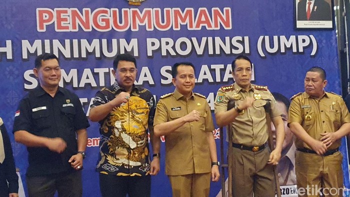 Pengesahan UMP Sumsel 2024.