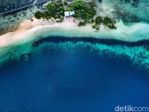 Pesona Pasir Timbul di Pulau Paniki Minahasa Utara