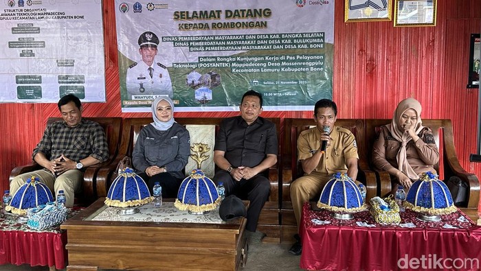 Pemkab Bangka Selatan, Kepulauan Bangka Belitung belajar deteksi dini angin kencang di Pos Pelayanan Teknologi (Posyantek) Desa Massenrengpulu, Kabupaten Bone, Sulawesi Selatan (Sulsel).