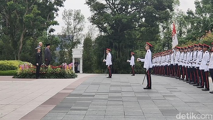 Prabowo Subianto di Singapura. (Ori Salfian/detikcom).