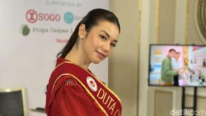 7 Pesona Velove Vexia Berbusana Merah, Jadi Duta Kesehatan Jantung