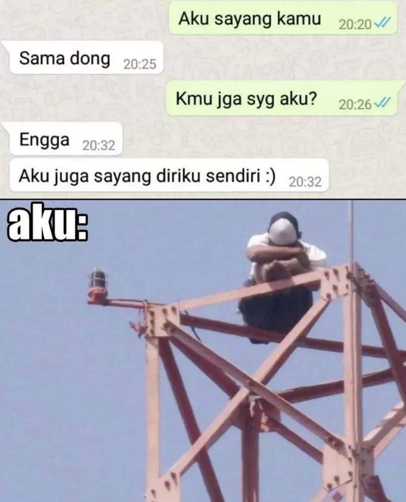 Chat absurd dan kocak ini mungkin akan menghibur harimu yang kelabu, setidaknya bikin senyum sedikit. Benar deh, ini aneh banget.