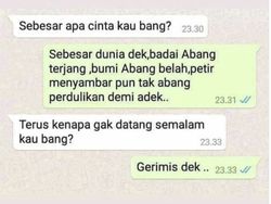 10 Chat yang Absurd Banget, Bikin Nyengir Sendiri
