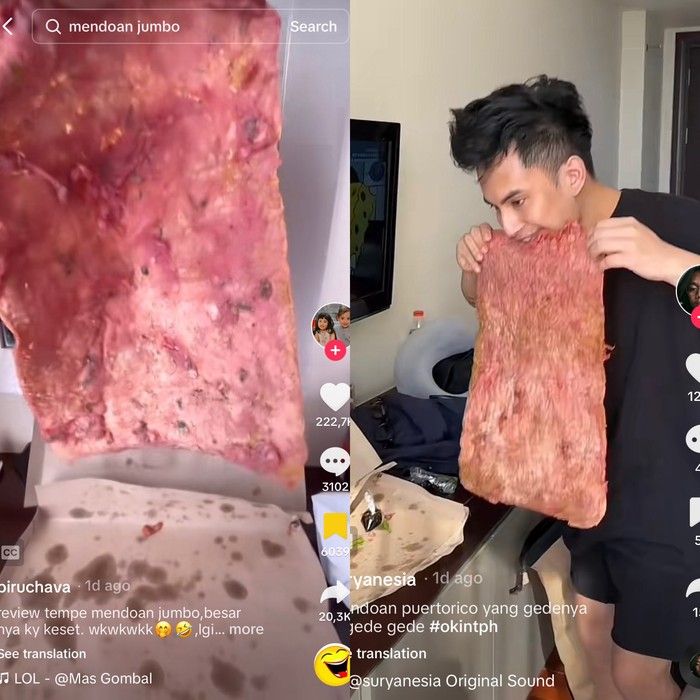 5 Makanan Jumbo Ini Sempat Viral, Ada Croissant hingga Mendoan Karpet