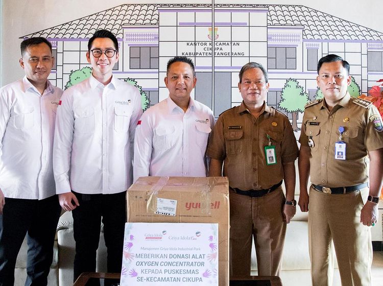 Donasi Alat Oksigen untuk Puskesmas di Tangerang Banten