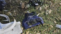 Rompi salah satu jurnalis yang tewas akibat serangan roket Israel di dekat kota Tir Harfa, Lebanon selatan, sekitar satu mil dari perbatasan Israel. AP Photo/Mohammed Zinaty.