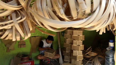Bagus Banget! Kerajinan Bambu di Banyuwangi Tembus Pasar Ekspor