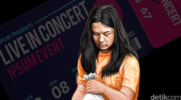 Ilustrasi Tersangka Kasus Penipuan Tiket Coldplay