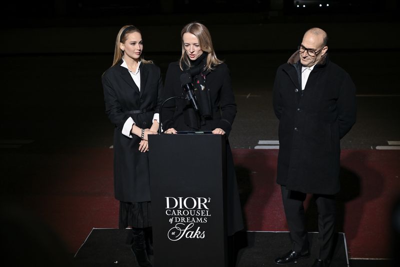 Jennifer Lawrence participates in the Saks Fifth Avenue and Dior 