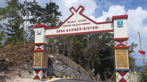 Kampung Nelayan di Biak