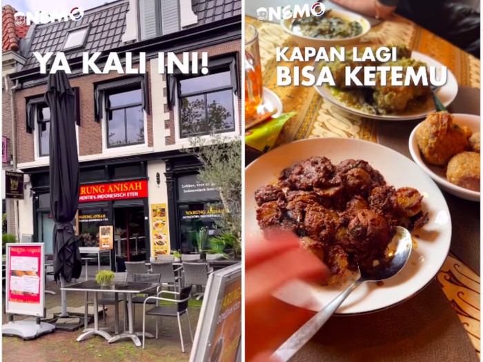 Makan nasi Padang di Belanda